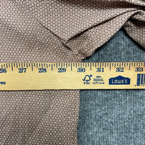 Resistol Rodeo Gear Pearl Snap Shirt Men's XXL Beige Geometric Allover Sawtooth - Picture 10 of 13